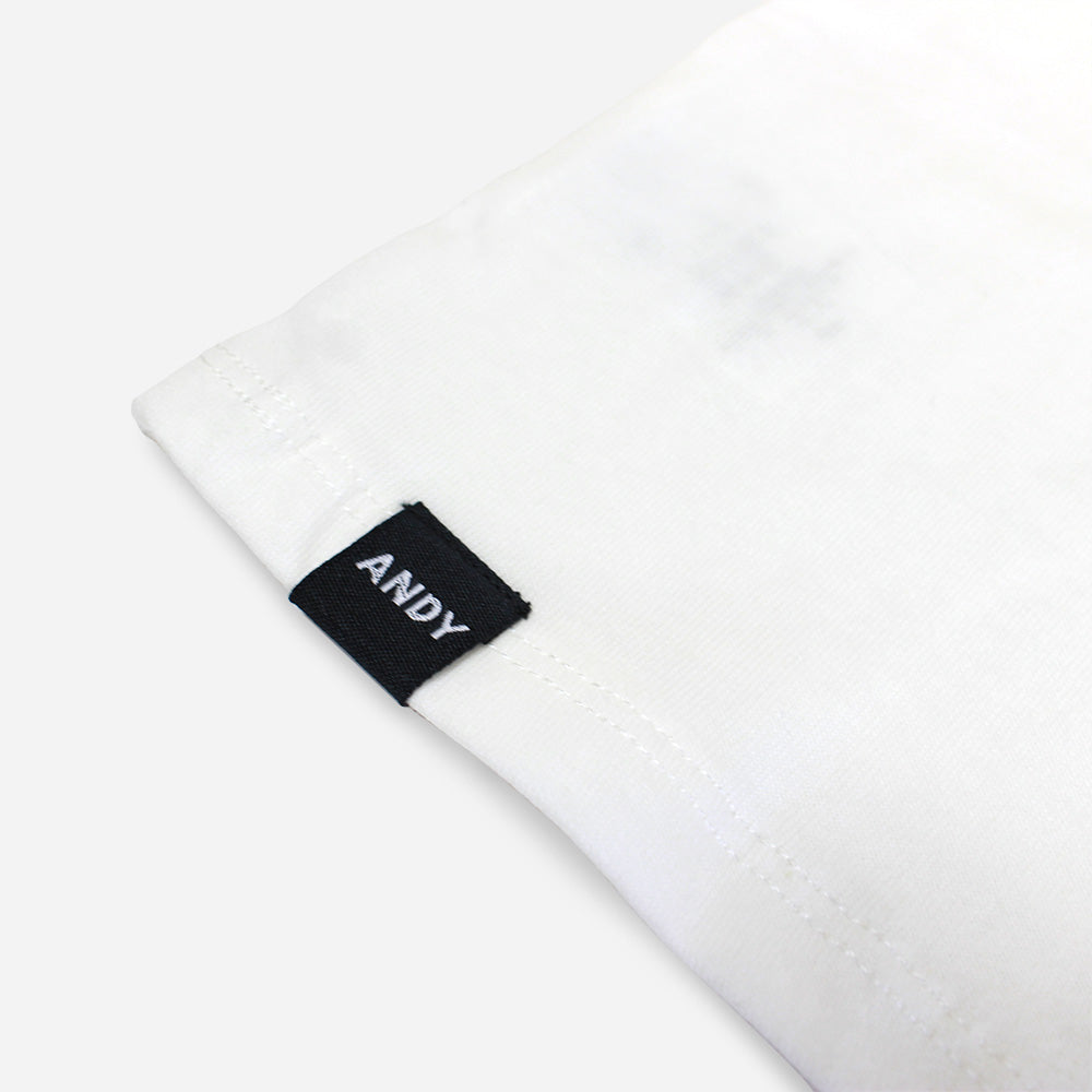 キッズ 半袖 Tシャツ 3連刺繍 オフホワイト