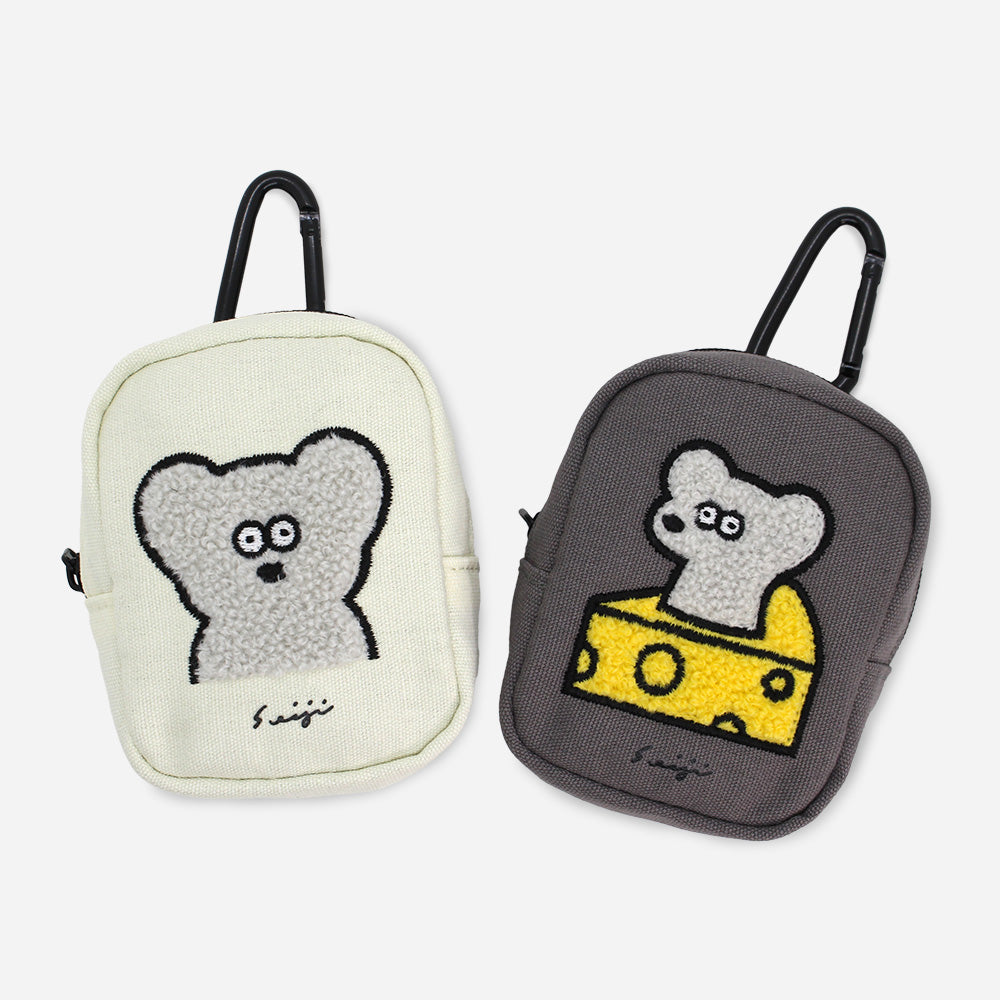 Pouch with carabiner