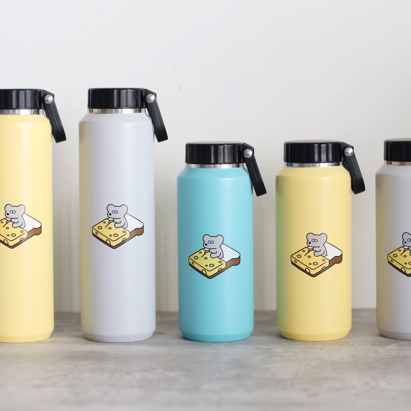 Stainless steel bottle with handle 500