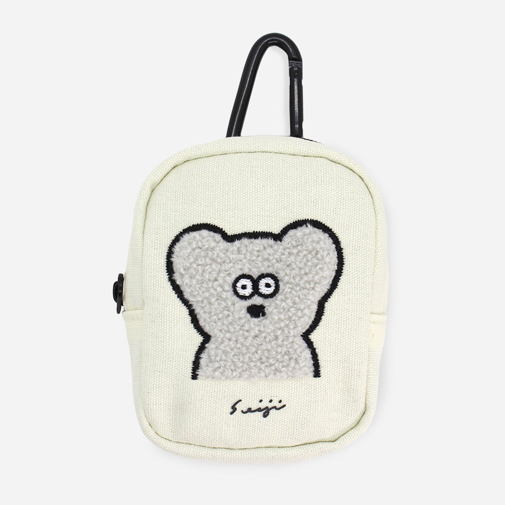 Pouch with carabiner