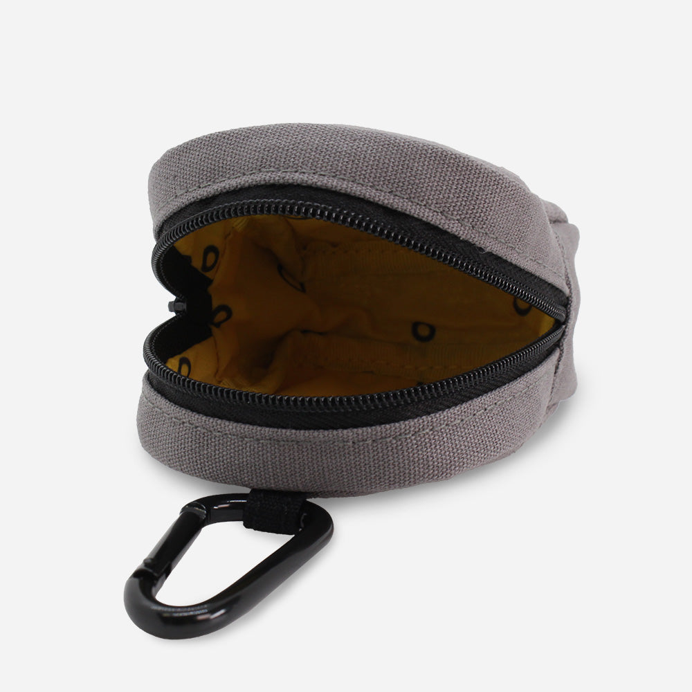 Pouch with carabiner