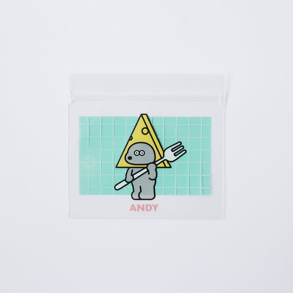 Zipper bag set CHEESE