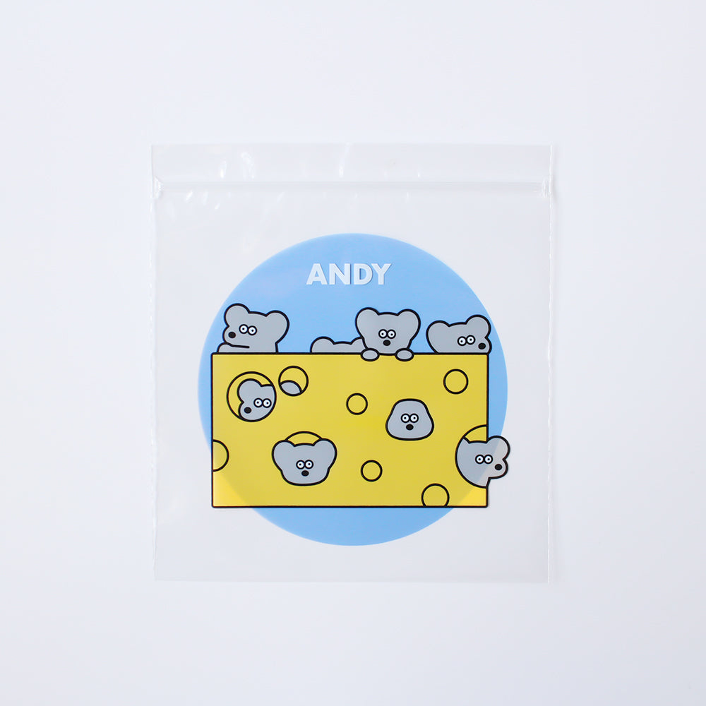 Zipper bag set CHEESE