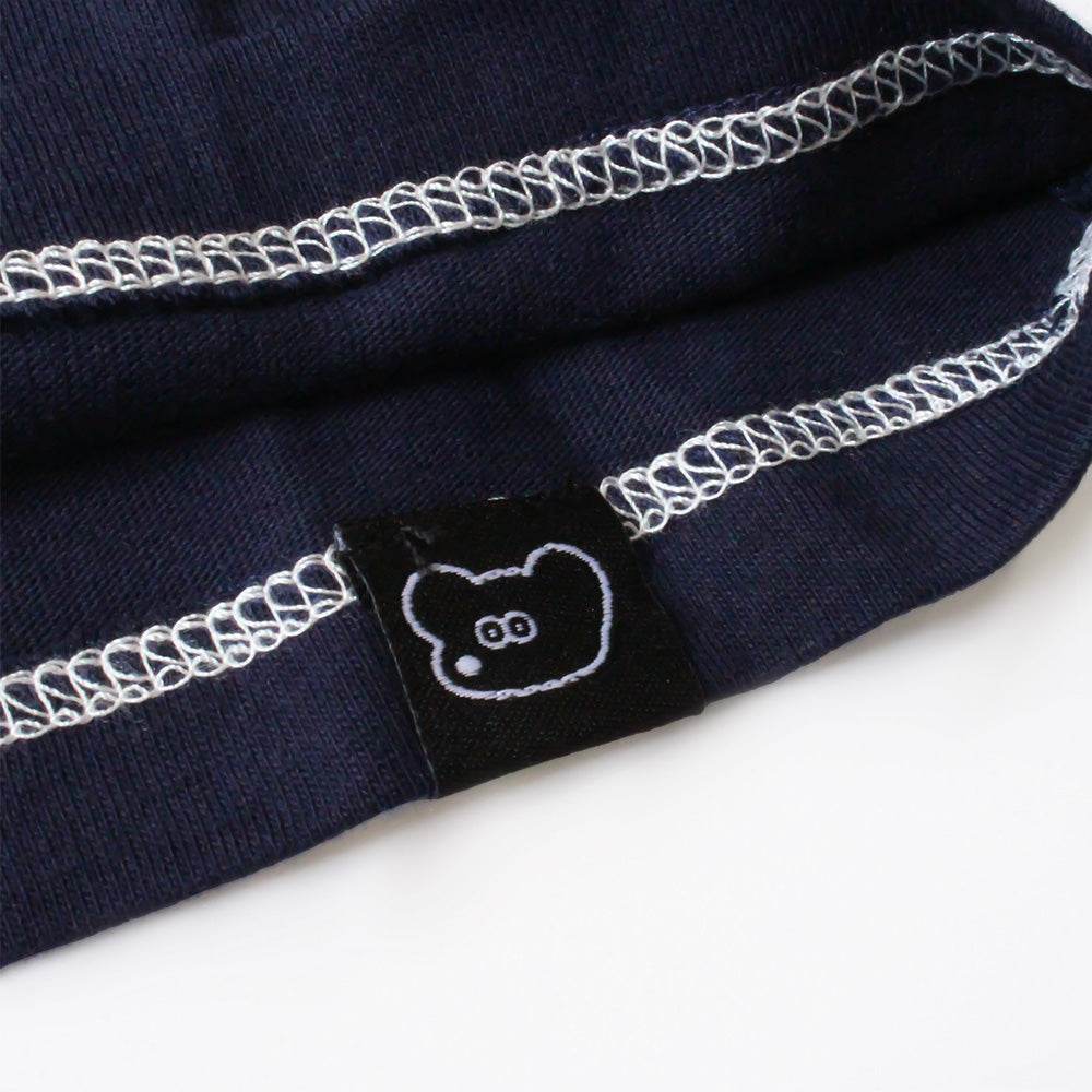 Kids T-shirt with back print, navy