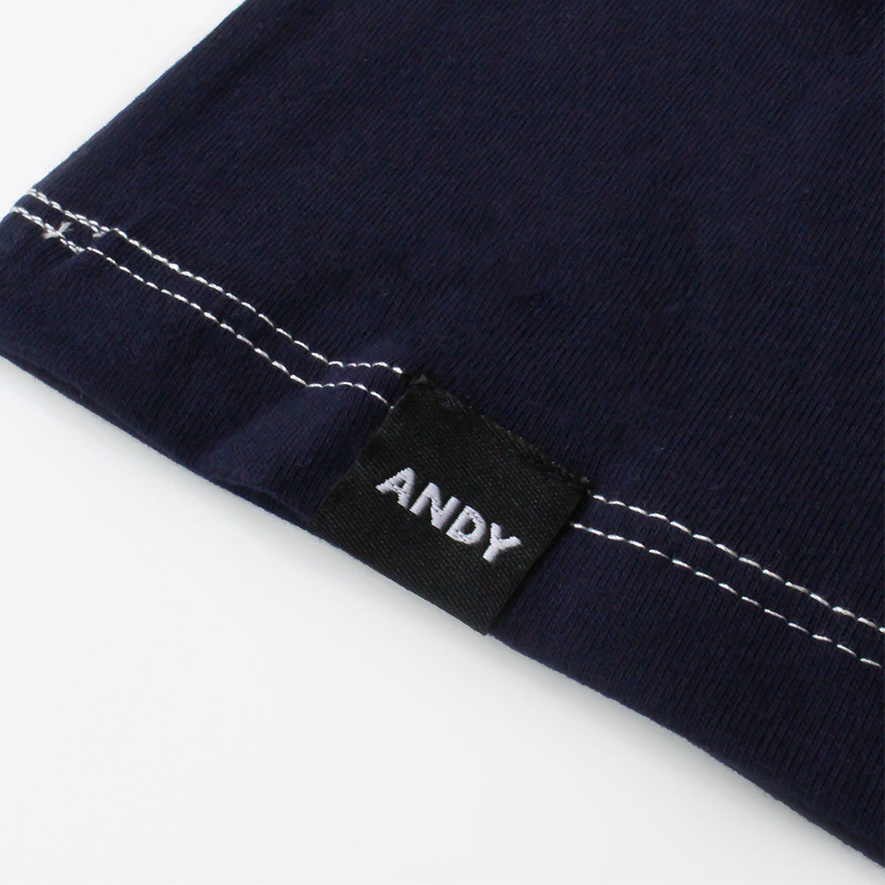 Kids T-shirt with back print, navy