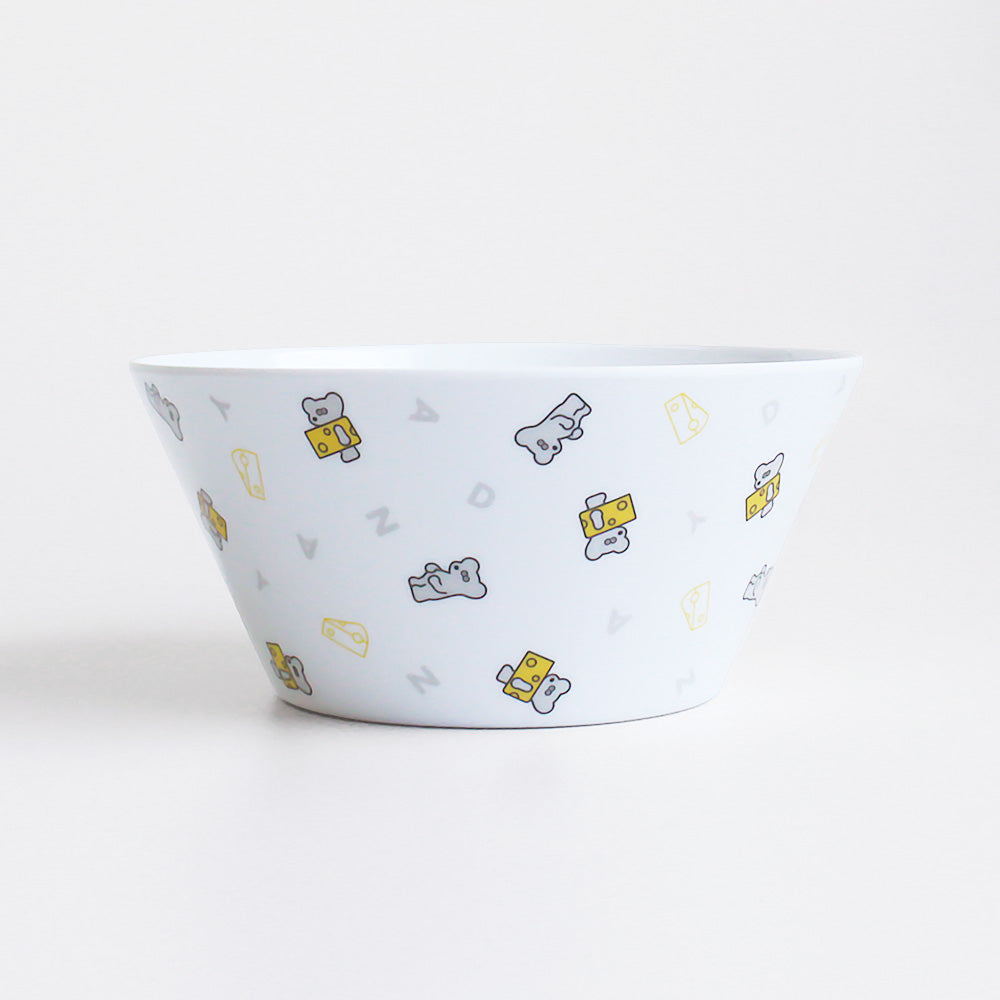 Melamine salad bowl, white