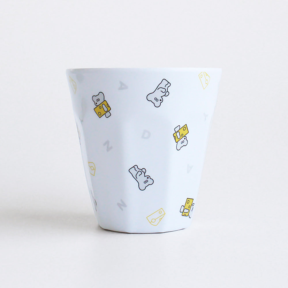 Melamine cup, white
