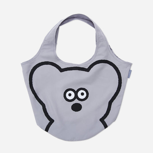 MOTTERU Kururito Marche Bag Face Gray