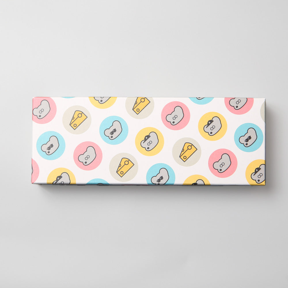 Pasted box pen case FACE