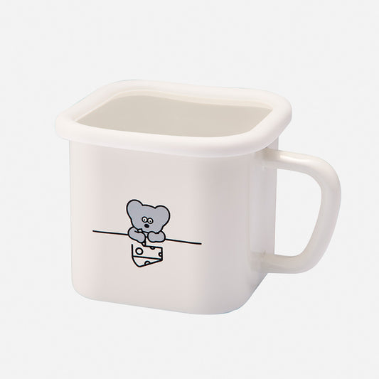 ホーローマルチスクエアポット