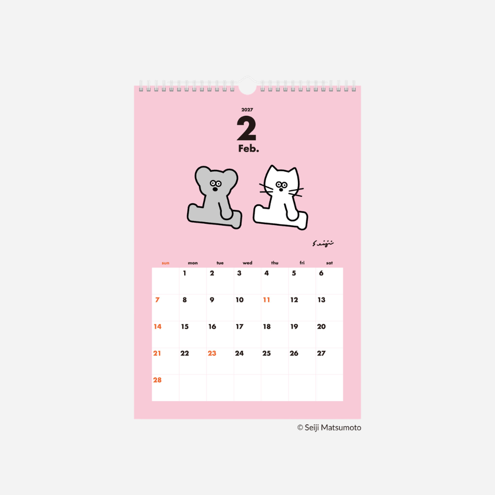 【未開封新品】アンシネ　2018壁かけカレンダー 壁掛けカレンダー 2027 – ねずみのANDY Officialshop