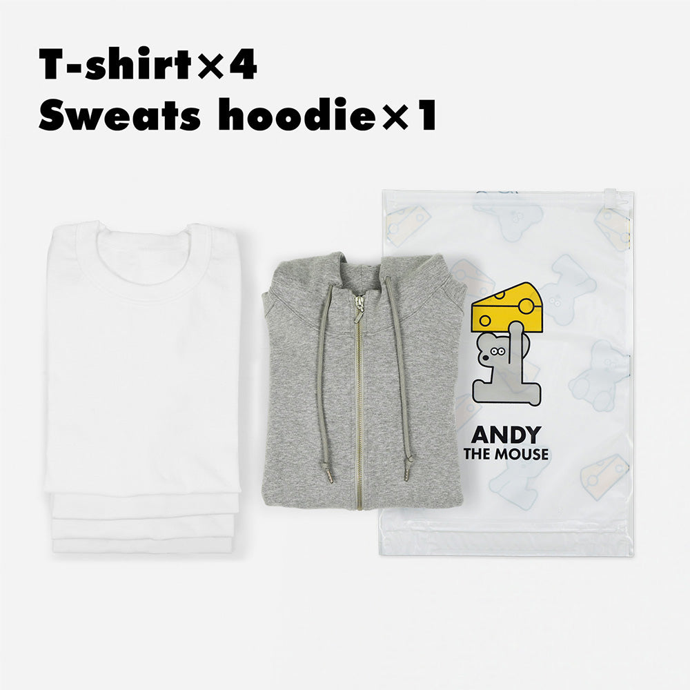 圧縮袋 ANDY×PETAKO(L) 2枚入り