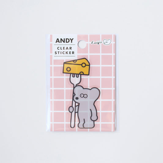 Transparent die-cut sticker FORK