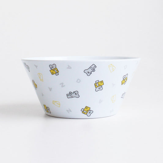 Melamine salad bowl, white