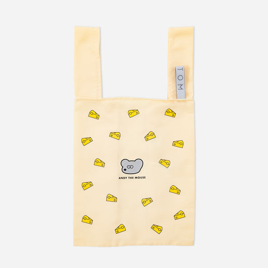 MOTTERU Kururito Daily Bag All-over Cheese Pattern